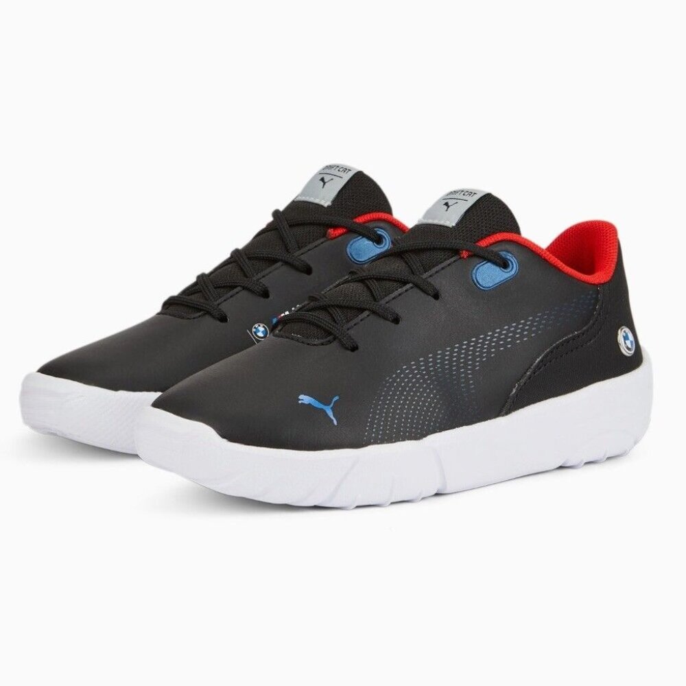 PUMA x BMW Drift Cat Soft Foam+ Black Sneakers Shoes Size 3C Kids NEW With box - Picture 1 of 7